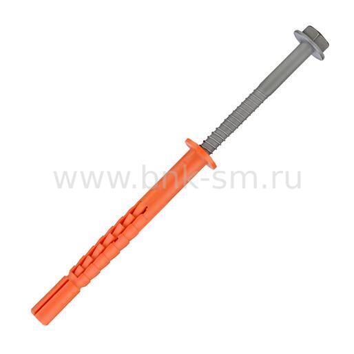Дюбель фасадный 10х160 мм SDP-KB-10Sx160-D с шурупом Дюбель фасадный 10х160 мм SDP-KB-10Sx160-D с шурупом