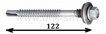 Саморез JT2-D-6H- 5.5/6.3x122 V16 EJOGUARD для сэндвич панелей